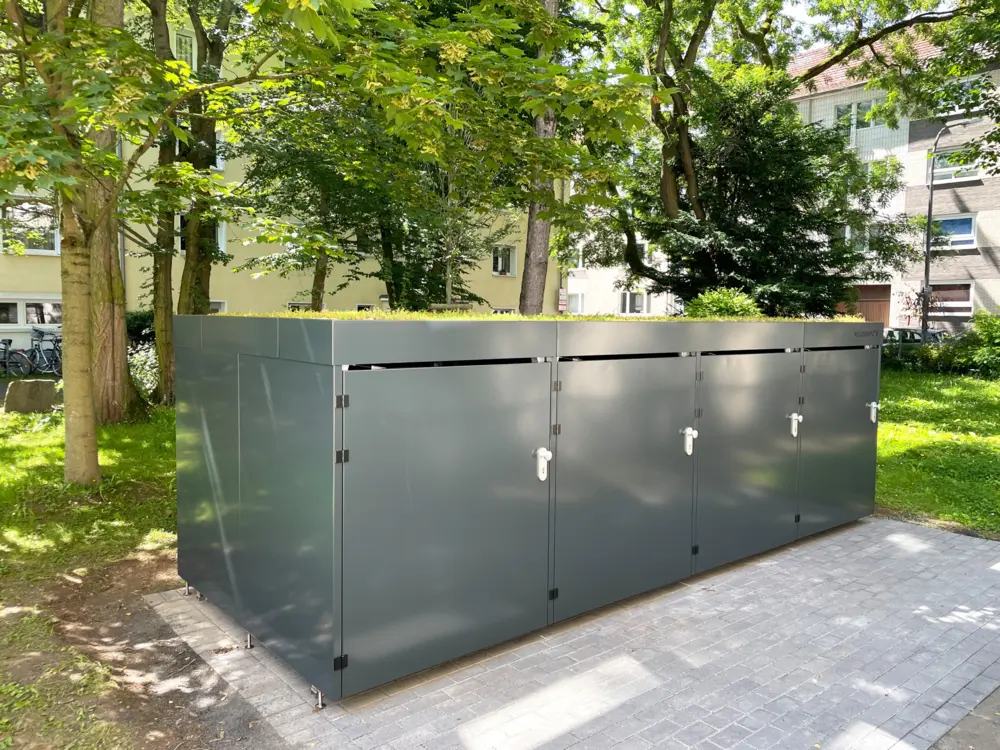 VELODEPO Fahrradgarage mit 4 Doppelgaragen und 8 Fahrradstellplätzen in Köln