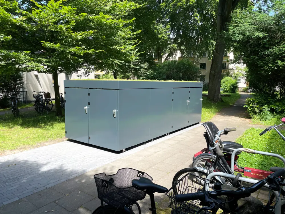 VELODEPO mit 2 Doppel- und 2 Lastengaragen in Köln
